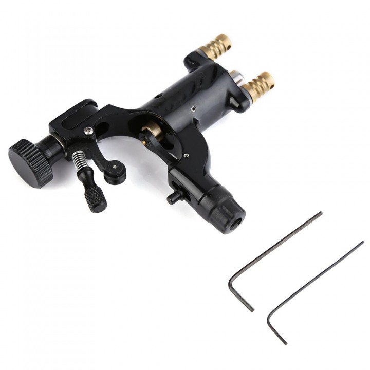 Black Silent Rotary Motor Tattoo Dragonfly Machine