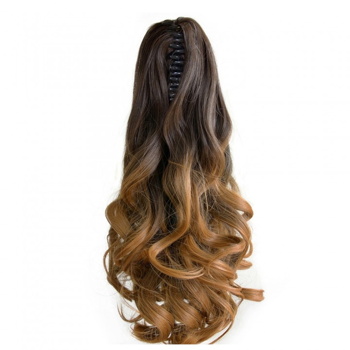 TODO 20 inch Ombre Claw Synthetic Clip-in Hair Ext