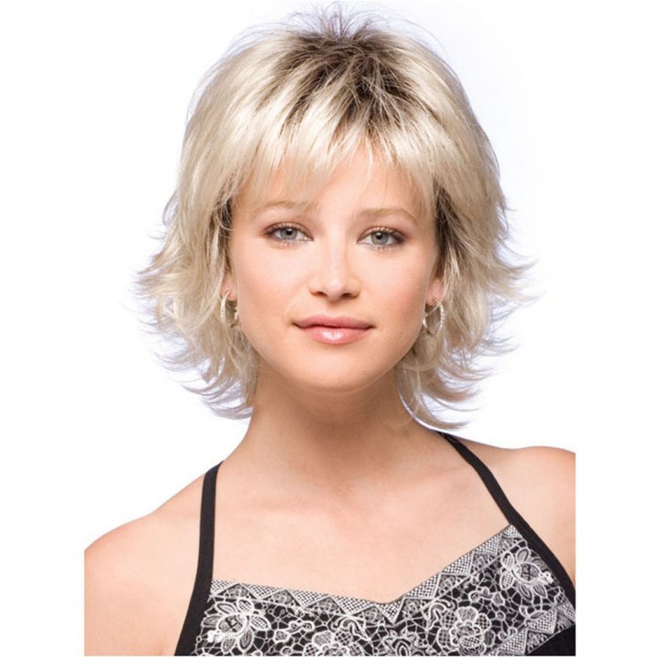 Ladies Short Fluffy Curly Hair Wigs