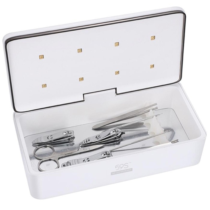 59S Nails Accessoires Cosmetics Makeup Brush Personal Care Tools Smart LED UV Sterilizer Box Cleaning Device