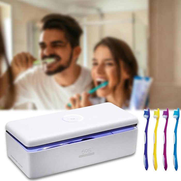 59S Nails Accessoires Cosmetics Makeup Brush Personal Care Tools Smart LED UV Sterilizer Box Cleaning Device view 4