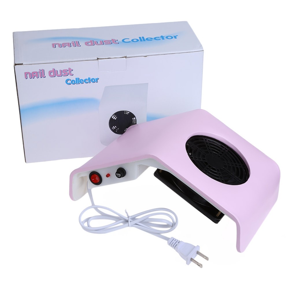 Professional 30W 220V / 110V Suction Nail Dust Collector Machine