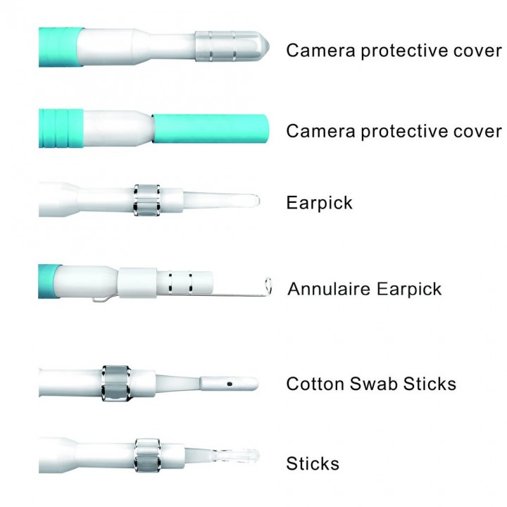 3 in 1 Ear Cleaner USB Endoscope 5.5mm Visual Earwax Clean Tool Camera 0.3MP