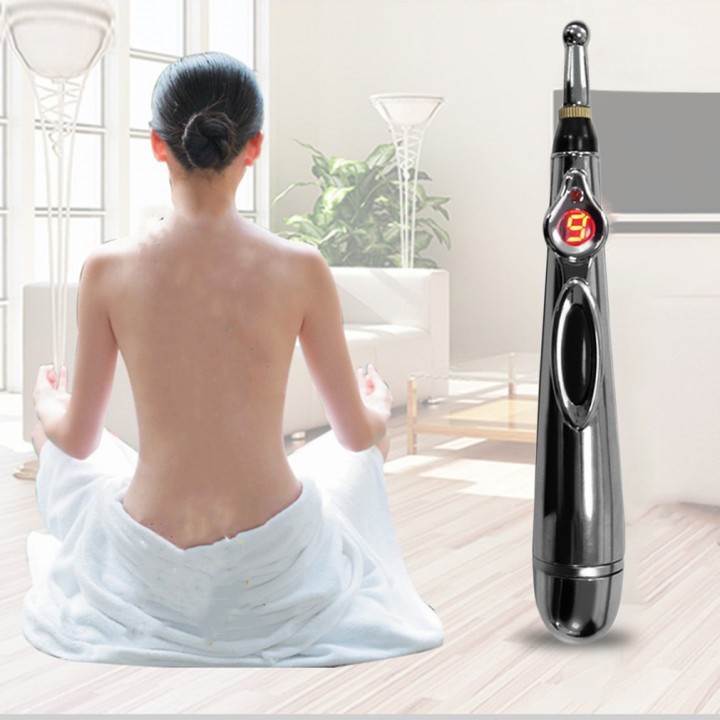 Electric Acupuncture Point Body Head Massage lectronic Meridian Energy Pen
