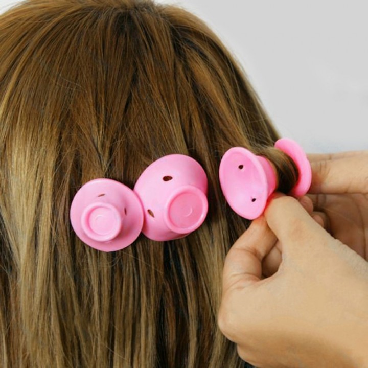 10pcs Mushroom Hairstyle Roller Women Sleeping Bell Curler Girl Hair Rollers