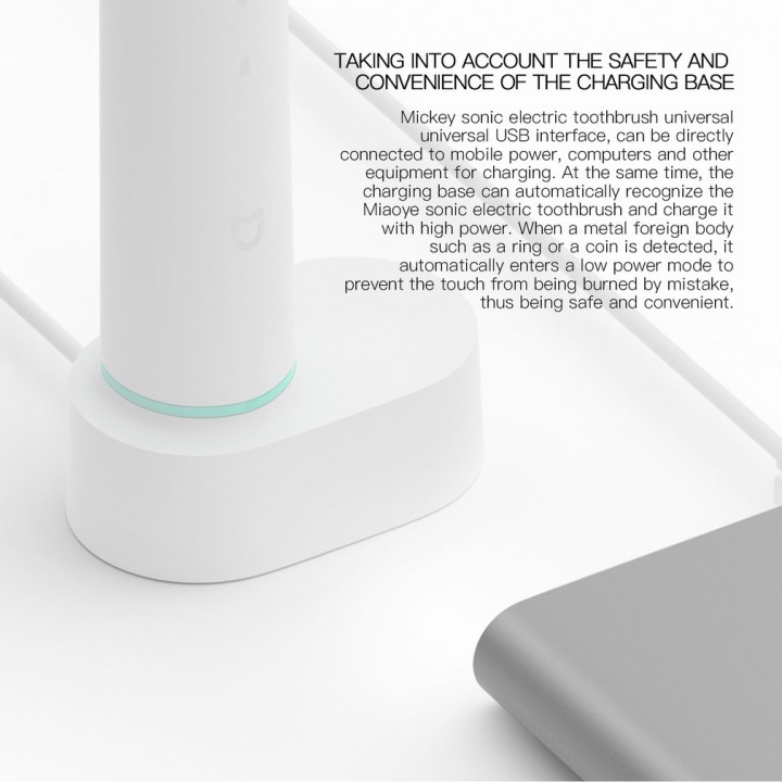 Mijia Electric Toothbrush Smart Ultrasonic Teeth Brush Wireless Oral Hygiene