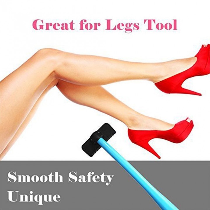 Manual Back Hair Shaver Stainless Steel Blade Pain-Free Hair Remover Razor