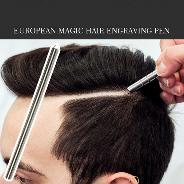 Hair Trimmers Engraved Razor Pen Stainless Steel Pen Shaving Eyebrows Tweezers