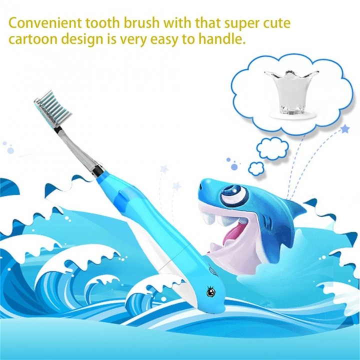 Seago EK7 Kids Musical Sonic Toothbrush Two Minutes Remind With LED Light