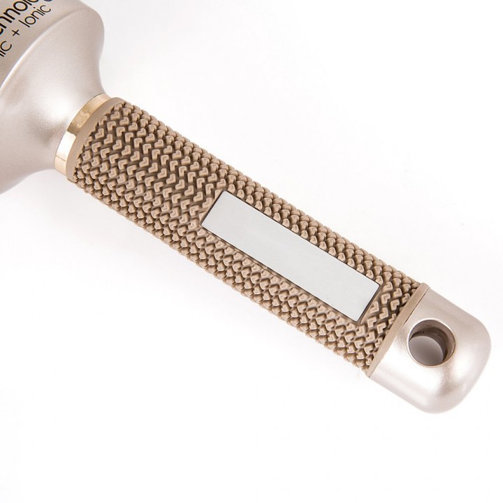 Ceramic Aluminium Hair Comb Round Brush Nylon & Bristle Hairdressing Brush