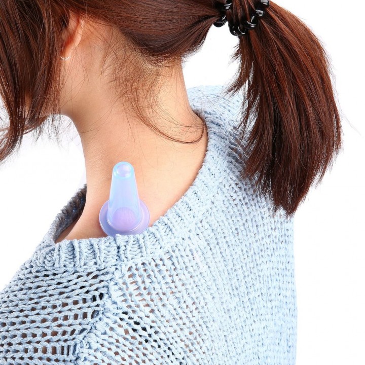 4Pcs Silicone Massage Cupping Set Skin Care Massage for Face Neck Back Eyes