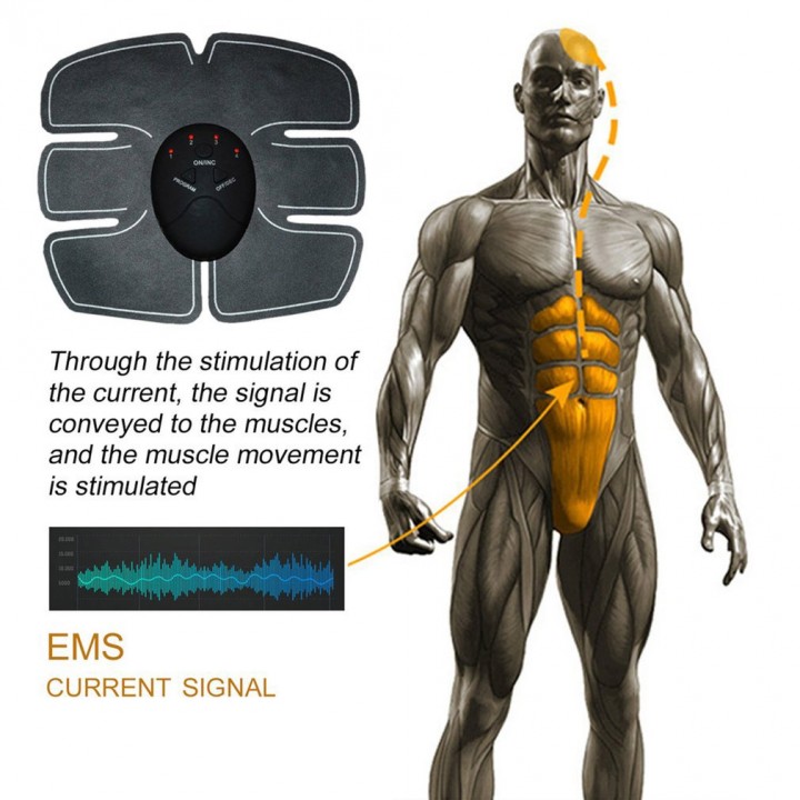 Wireless Muscle Simulator Fitness Abdominal Muscle Intensive Training Massager