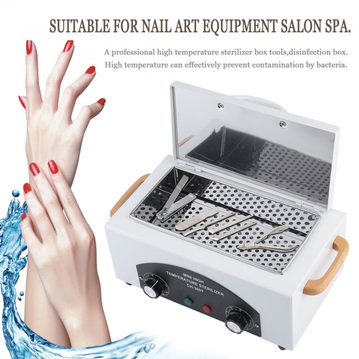Russian Style High Temperature Sterilizer Box Nail Art Manicure Beauty Tool
