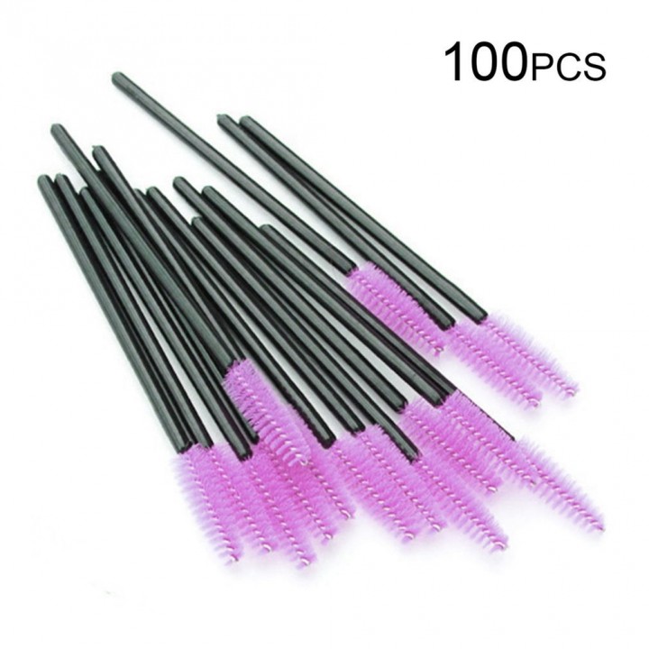 100pcs/lot Disposable Eyelash Extension Mascara Brushes Individual Applicator