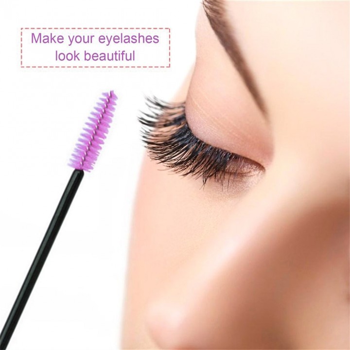 100pcs/lot Disposable Eyelash Extension Mascara Brushes Individual Applicator