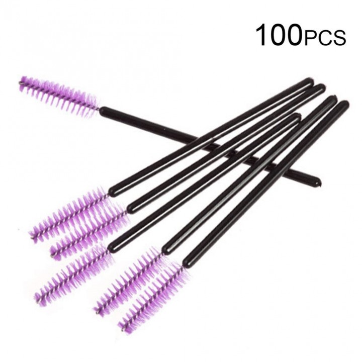 100pcs/lot Disposable Eyelash Extension Mascara Brushes Individual Applicator