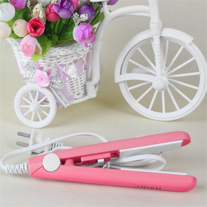 Portable Ceramic Hair Roll Straighteners Beauty Wet/Dry Dual Use Tools
