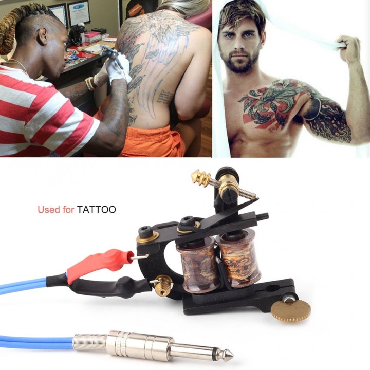 Wear-resistant Silicone Clip Cord For Tattoo Machine Gun Power Supply 2.4m