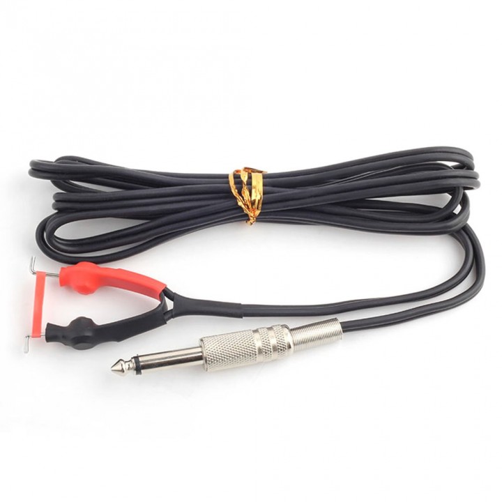 Wear-resistant Silicone Clip Cord For Tattoo Machine Gun Power Supply 2.4m