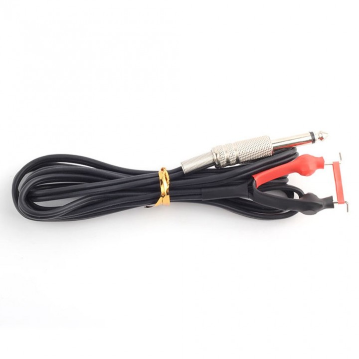 Wear-resistant Silicone Clip Cord For Tattoo Machine Gun Power Supply 2.4m