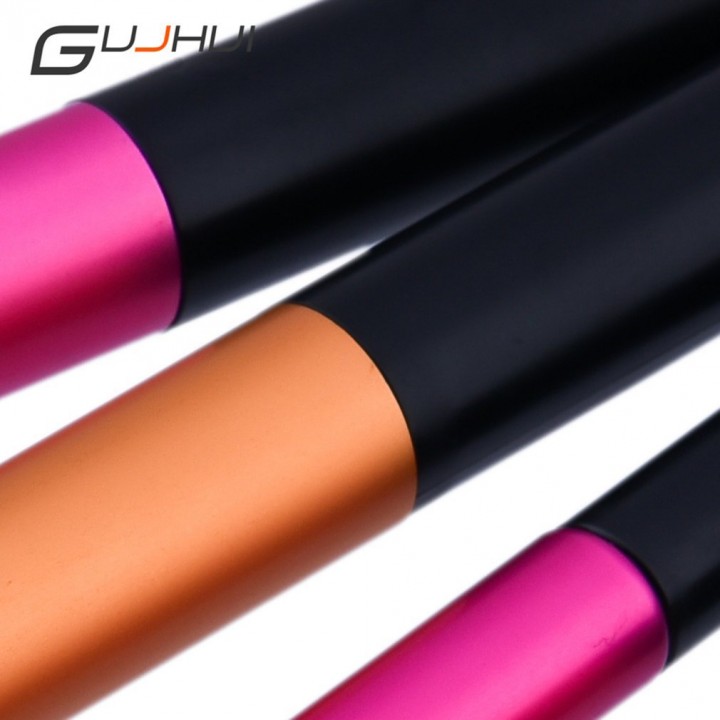 Long Straight Foundation Brush Cosmetic Brushes 6pcs Set Blending Powder