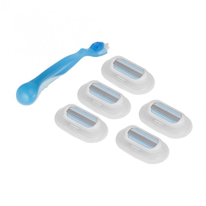 3 Blades 3 Layer Blade Women Razor Manual Shaving Handle Razor Stainless