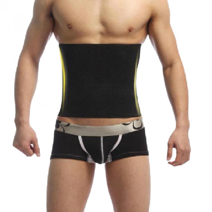 Men Waist Cincher Slimming Body Training Belt Tummy Cincher Corset Body Shaper