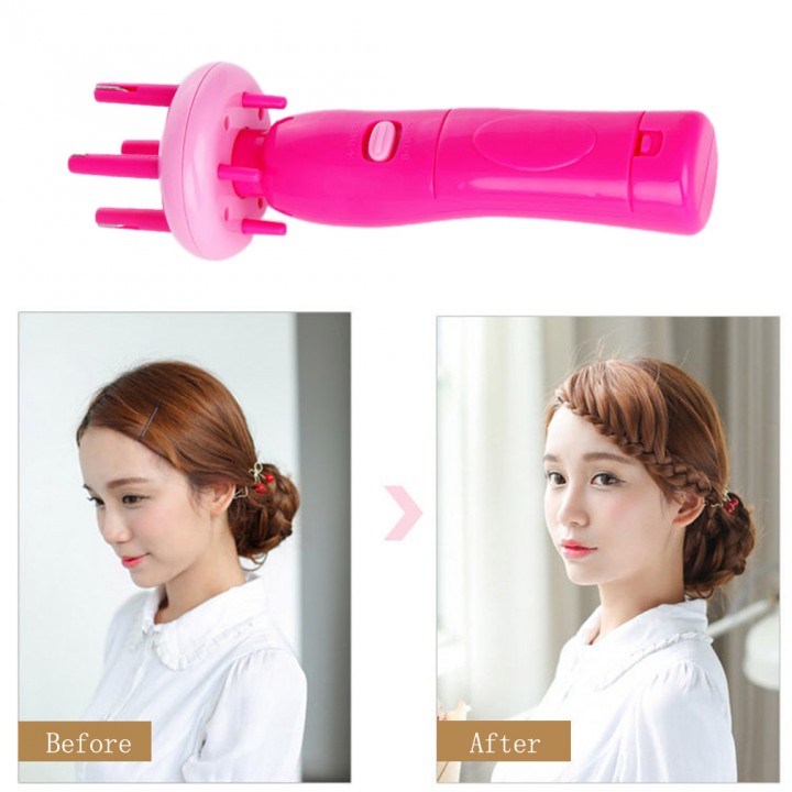DIY Electric Hair Braiding Braider Tools X-Press Twist Braid Knitted Device