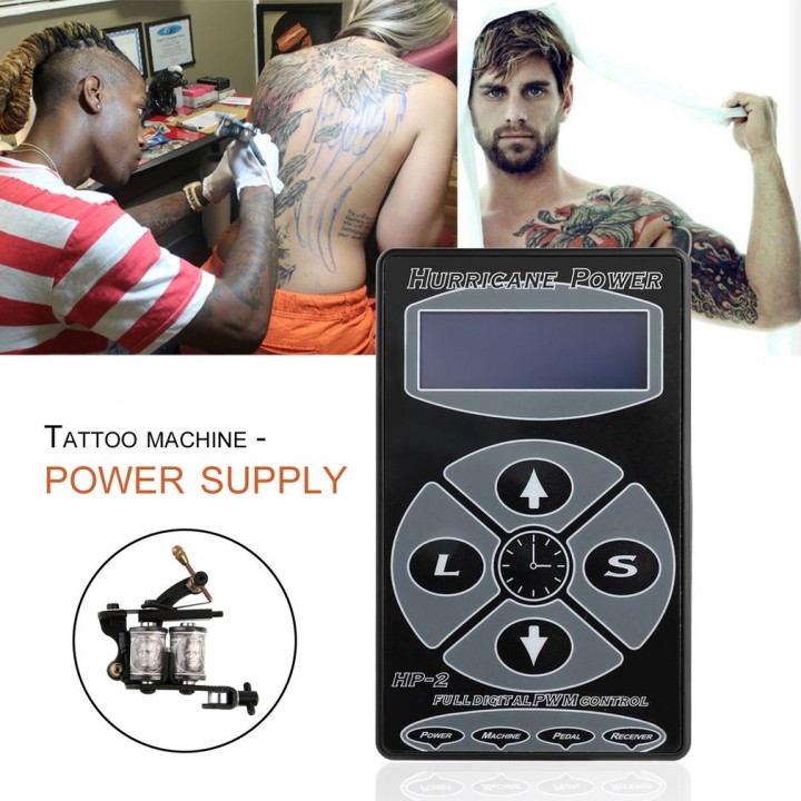 Professional Tattooing Hurricane HP-2 Digital Display Power Supply Machines