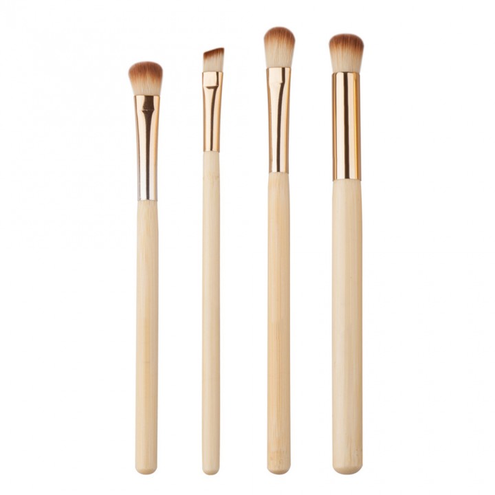 8PCS Professional Golden Tube Makeup Brushes Facial Daily Makeup Tools