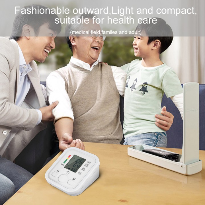 Digital LCD Wrist Blood Pressure Monitor Heart Meter Measure Health Care Tool