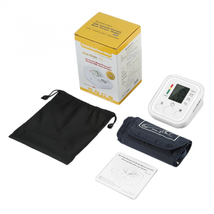 Digital LCD Wrist Blood Pressure Monitor Heart Meter Measure Health Care Tool