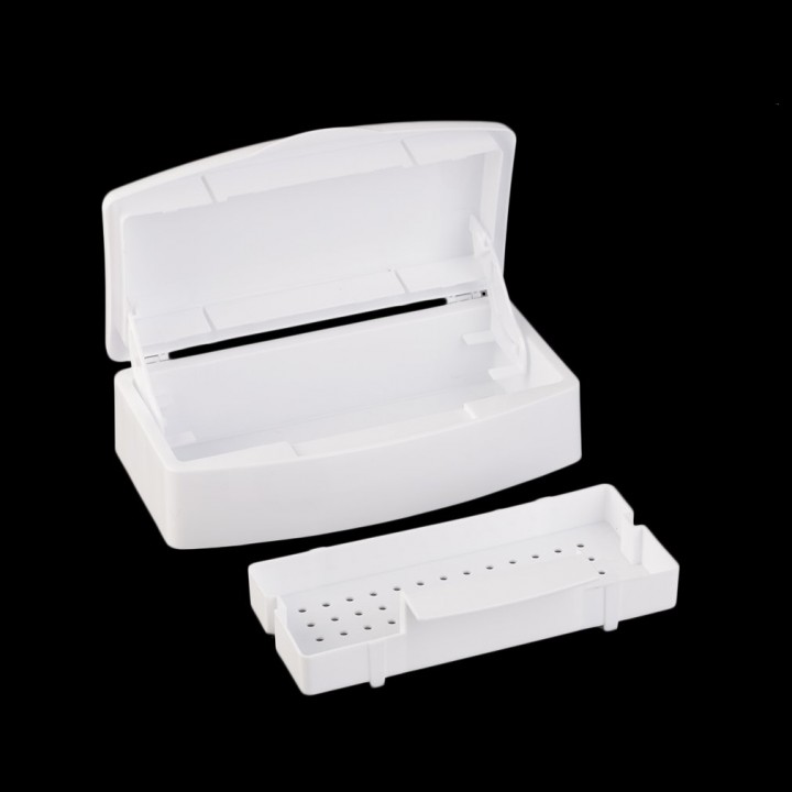 Pro Nail Sterilizer Tray Disinfection Pedicure Manicure Sterilizing Box