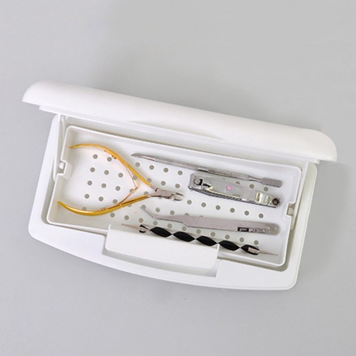 Pro Nail Sterilizer Tray Disinfection Pedicure Manicure Sterilizing Box