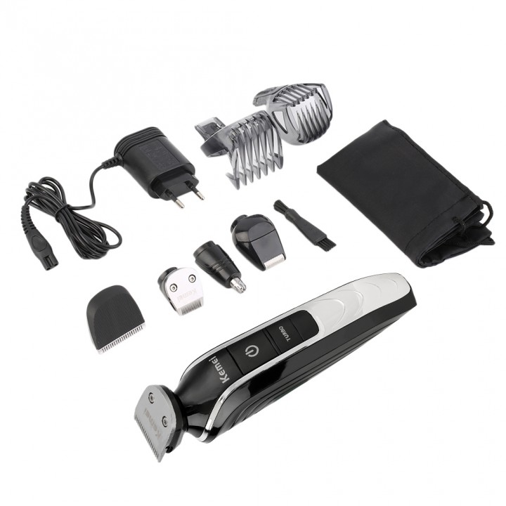 Kemei 5 in 1 Electric Beard Cutter 360 Degree Hair Clipper Trimmer Shaving