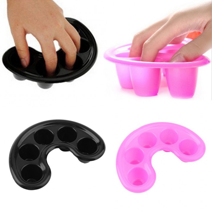 Manicure Bowl Soak Finger Tip Nail Soaker Treatment Remover Tool DIY New view 3