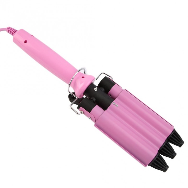 Three Barrel Triple Barrel Ceramic Hair Curling Iron Deep Waver Curler Tool