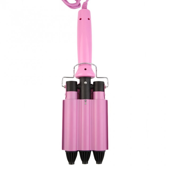 Three Barrel Triple Barrel Ceramic Hair Curling Iron Deep Waver Curler Tool