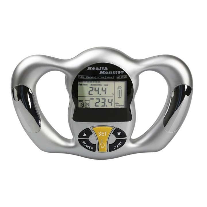 Digital LCD Body Fat Analyzer Weight Health Monitor Meter Handheld Tester