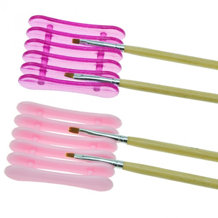 Nail Art Brushes Pen Rest Holder Stand for Holding 5pcs Makeup Nail Art Brush view 4