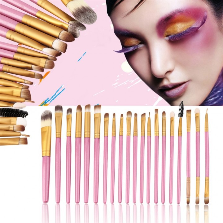 New set of 20 Professional pieces brushes pack complete make-up brushes