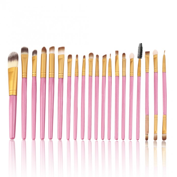 New set of 20 Professional pieces brushes pack complete make-up brushes