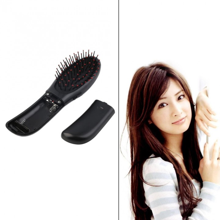 Portable Electric Head Hair Scalp Stress Relax Vibrating Massager Comb Brush