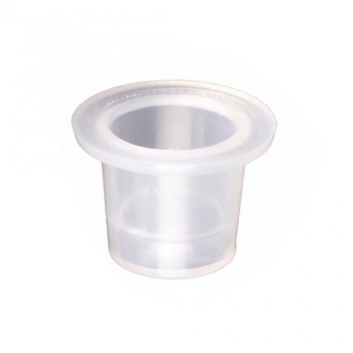 100Pcs Profession Tattoo Pigment Ink Cup Caps Small Medium Transparent