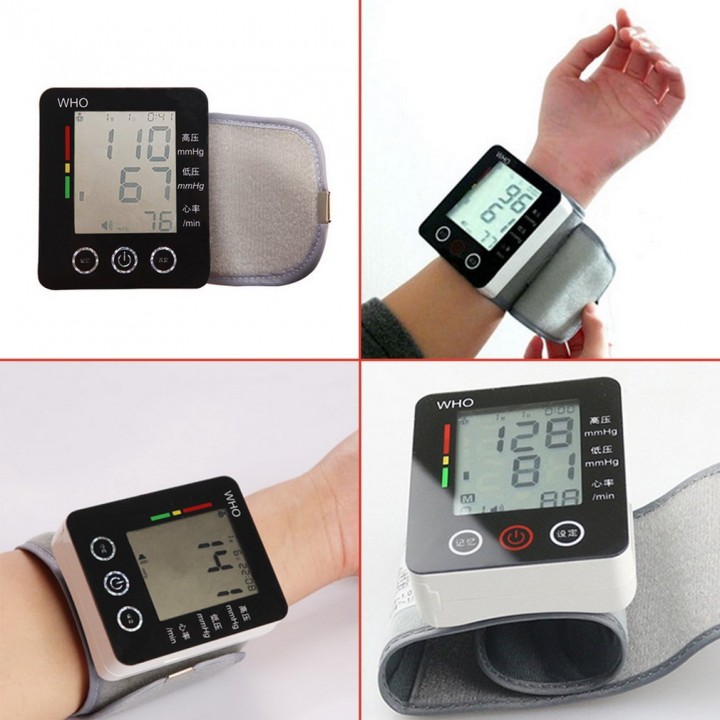CK-W132 Touch Wrist Blood Pressure Monitor Watch Medical Arm Meter Pulse