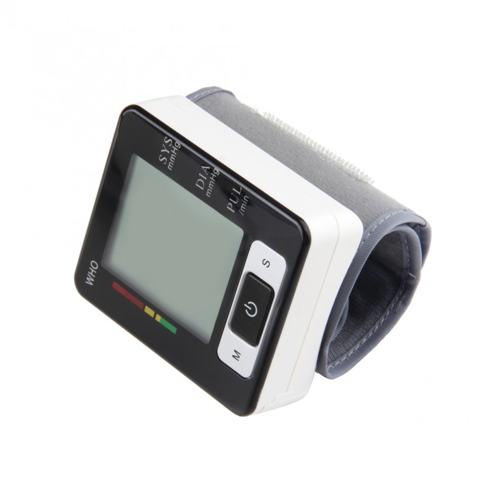 Automatic Digital Wrist Blood Pressure Upper Monitor Heart Meter LCD Screen