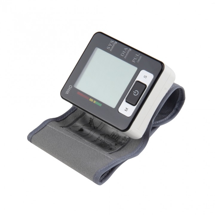 Automatic Digital Wrist Blood Pressure Upper Monitor Heart Meter LCD Screen