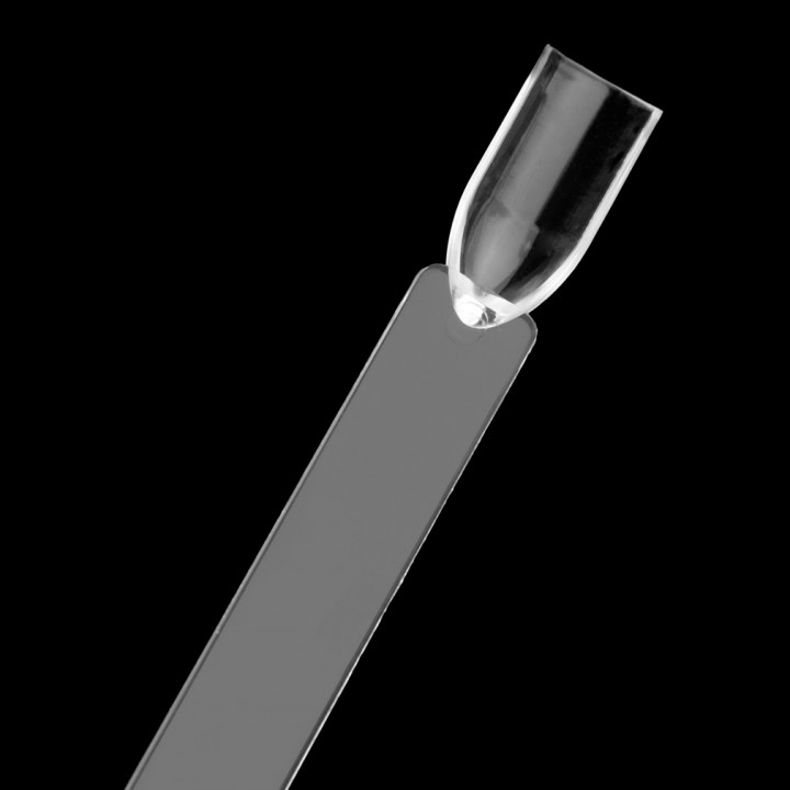 50 Transparent False Nail Art Tips Stick Display Practice Fan Board