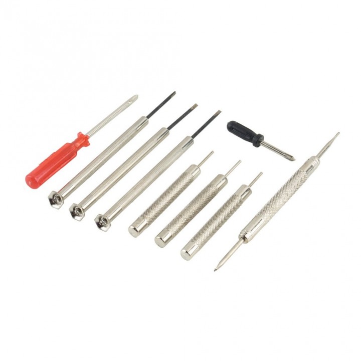 16pcs Watch Repair Tool Kit Band Strap Link Remover Back Opener Screwdriver
