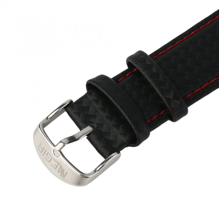 MEGIR Fashion Men's Casual Watch Quartz Watch Leather Band Wristwatch